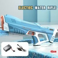 Пистолет водный Электрический автоматический, игрушка для пляжа и отдыха на открытом воздухе, поглощение воды, летняя игрушка