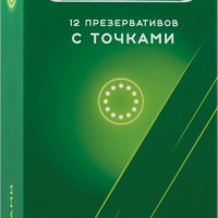 Презервативы с пупырышками тонкие латексные TOREX Точечные с точками контрацептивы с гелем смазкой с пупырками для секса 12 штук