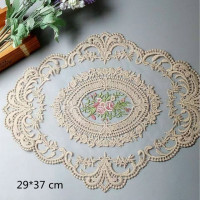 1 шт. для обеденного стола, подстилка с цветочной вышивкой, салфетка в европейском стиле, кружевная изоляционная тарелка, коврик, подставки для стола с защитой от ожогов