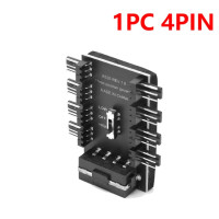 Материнская плата SATA/4 контакта от 1 до 8, 3-контактный PWM кулер, разветвитель, удлинитель 12 В, розетка питания, контроллер скорости ПК для майнинга, адаптер