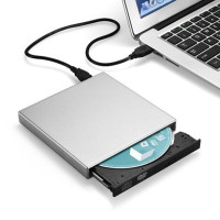 Внешний оптический привод DVD ROM USB 2,0, поддержка CD/DVD-ROM, сжигающий тонкий считыватель для ноутбуков и ПК