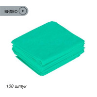 Салфетка зеленая, 40*40 100 шт