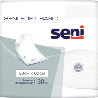 Пеленки впитывающие одноразовые медицинские Seni Soft Basic 90х60 см, 30 шт. 
