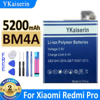 Аккумулятор ykaisin BN35 BM47 BM4A BN44 BN34 для Xiaomi Redmi Pro 5 Plus 5 Plus 5A 3 3X 3S 4X, сменные батареи и Бесплатные инструменты