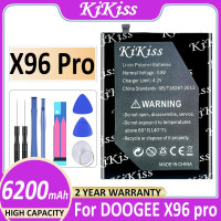 Мощный аккумулятор KiKiss X96 Pro(BAT20X965400) на 6200 мАч Для DOOGEE X96 Pro X96pro, аккумулятор большой емкости + трек №