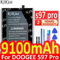 Мощный аккумулятор KiKiss S97 Pro(BAT21ZN1318500) Для DOOGEE S97 Pro S97Pro, высококачественный аккумулятор