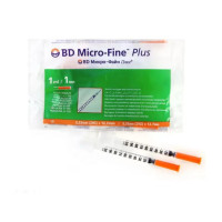 Шприц инсулиновый Micro-fine plus 1 мл U-100 30G, 0.3x8 мм, 10 штук в упаковке