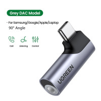 UGREEN USB C до 3,5 мм аудио наушники для Samsung Galaxy A52s S22 S21 iPad Pro 2022 Type C Aux DAC наушники Mic Jack адаптер USB