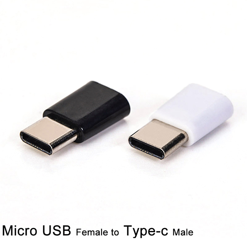 1pc Micro USB Female to Type-c USB-C Male Adapter Converter Charging Connector