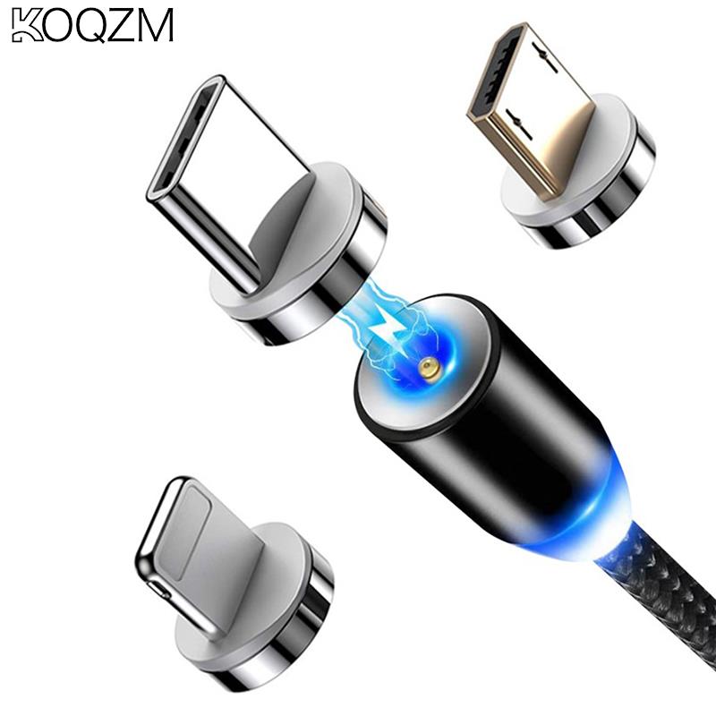 Round Magnetic Cable Plug Type C Micro USB C Plugs Fast Charging Phone Magnet Charger Plug For IPhone 11 12 13 Xiaomi