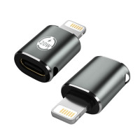 Адаптер для быстрой зарядки 1PD20W USB Type-C для IPhone 11, переходник с USB C «Мама» на «папа» с прямой головкой