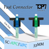 100/200 шт. высокое качество 53 мм SC APC/SC UPC Одномодовый оптический коннектор FTTH инструмент холодный коннектор оптоволоконный Быстрый коннектор