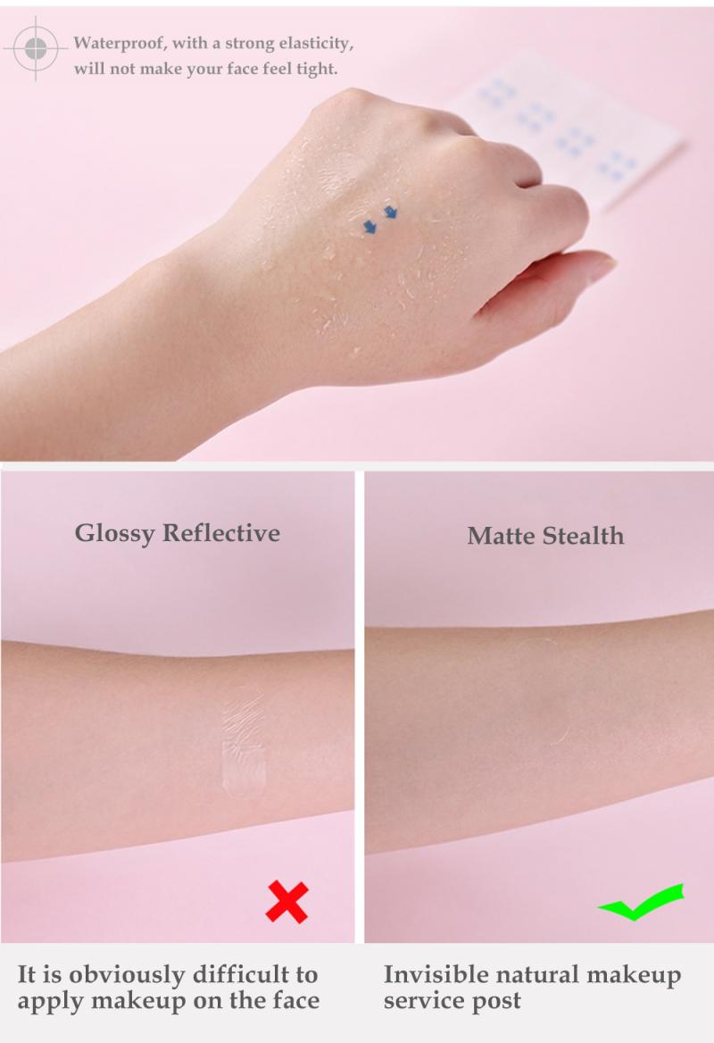 Yoxier Waterproof V Face Makeup Adhesive Tape Invisible Breathable Lift Face Sticker Lifting Tighten Chin