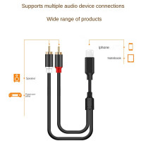 Аудиокабель стерео Type-c 3,5 мм на 2 RCA Штекерный аудио-видео кабель RCA аудиокабель SPDIF оптический кабель DVD Звук мультимедиа