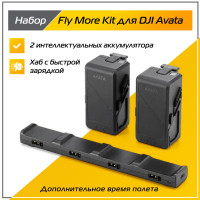 Набор аккумулятор для DJI AVATA Fly More Kit (2 аккумулятора + хаб-концентратор)