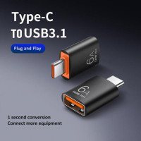 Переходник с USB на USB Type-C OTG, переходник с USB 3,1 «папа» на USB Type-C «мама» для Samsung, Xiaomi, автомобильного зарядного устройства