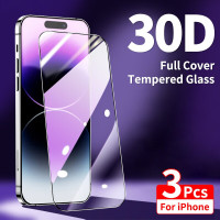 Закаленное стекло с полным покрытием для iphone 14, 13, 12, 11 Pro Max, 3 шт., защита экрана, защитное стекло на X, XR, XS Max, 7, 8 Plus, стекло