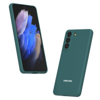 Чехол для Samsung Galaxy S21FE, мягкий на ощупь шелковистый силиконовый чехол для S 21FE, яркий противоударный защитный чехол