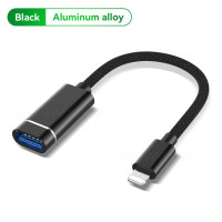 Кабель-адаптер OTG с 8 контактами на USB 3,0 для iPhone 13, 12, 11 Pro Max, Xs, XR, 7, 8 Plus, iPad, для iOS 13 и выше, для мыши, камеры, кардридера