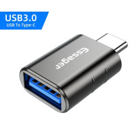 Адаптер Essager OTG Type C USB 3,0 Type-C USB C «папа»-USB «Мама», конвертер для Macbook Xiaomi Samsung S20 USBC OTG коннектор