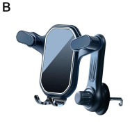Гравитационный Автомобильный держатель для телефона, крючок для вентиляционного отверстия, крепление для телефона с вращением на 360 градусов, держатель для смартфона в машину, размещение одной рукой