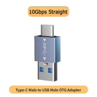 OTG-адаптер RYRA с USB 3,1 на Type-C, USB на USB, адаптер для передачи данных с углом 90 градусов, устройство для быстрой зарядки, конвертер 10 Гбит/с для ноутбука