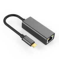 Сетевой интерфейс RYRA USB Тип C Ethernet адаптер Сетевая карта USB Тип C к RJ45 10/100 Мбит/с Lan Интернет-кабель для MacBook ПК