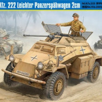 Набор моделей для хобби Boss #82442 1/35 SDKFZ 222 величина лейбла 2 см