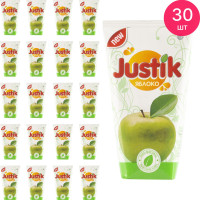 Нектар Justik яблочный 0,2л (комплект из 30 шт)