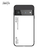 Pixel 6 Чехол decareyao чехол из закаленного стекла для Google Pixel 6A чехол твердый зеркальный Мягкий противоударный чехол Pixel 6 Pro