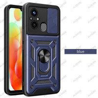 Армированный чехол для Xiaomi Redmi 12C, чехол с кольцом-держателем для защиты объектива камеры, чехлы для Redmi 11A 12C 4G