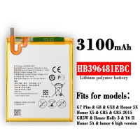 Высококачественная аккумуляторная батарея HB396481EBC для Huawei Honor 5A 5X Holly 3 Y6 II CAM-L03 L23 L21 G7 PLUS G8 GX8 3100 мАч + Инструменты
