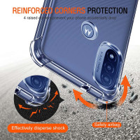 Прозрачный чехол для Moto E20 E30 E40 E22 E22i E22s E32 E32s, толстый противоударный мягкий силиконовый чехол для телефона Motorola E7 Plus E6s 2020