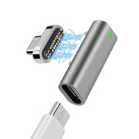 Магнитный USB C адаптер 9 контактов 20 контактов 24 контакта тип C разъем USB PD 100 Вт Быстрая зарядка 10 фунтов/с данные для других устройств типа C