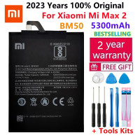 Оригинальная запасная батарея для Xiaomi Mi Max 2 Max2 BM50, натуральная батарея для телефона 5300 мАч + Бесплатные инструменты + наклейки