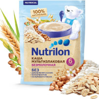 Каша мультизлаковая детская Nutrilon с 6 месяцев, безмолочная, сухая, 180 г