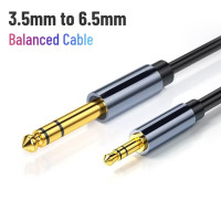 Стерео аудио кабель 3,5 мм-6,35 мм