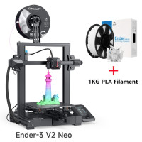 Creality Ender 3 V2 Neo Модернизированный 3D принтер с CR Touch комплект автоматического выравнивания полностью металлический экструдер 95% предустановленные FDM принтеры