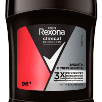 Дезодорант-стик Rexona Clinical Protection Men, Защита и Уверенность, 50 мл /