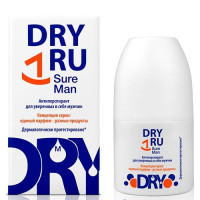 Dry RU Sure Man / Драй РУ Шуэ Мен, 50 мл., антиперспирант для уверенных в себе мужчин