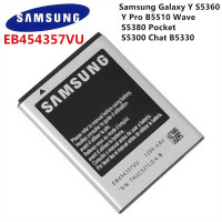 Оригинальный аккумулятор SAMSUNG EB454357VU, 1200 мАч, для Samsung Galaxy Y S5360 Y Pro B5510 Wave S5380 Pocket S5300 Chat B5330