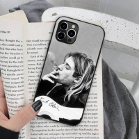 Чехол-накладка для iphone, 13, 12, 11 Pro, Mini, XS MAX, 8, 7 Plus, X, SE, 2020, XR, силикон, дизайн "кобаин"