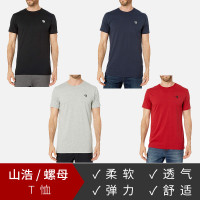 山浩大螺母Mountain Hardwear春夏戶外透氣棉運動短袖男T恤OM6793