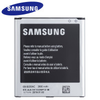 Сменный аккумулятор Samsung для Galaxy Grand 2 SM-G7106 SM-G7102 G7108 G7108V, аккумулятор для телефона EB-B220AC, 2600 мАч, оригинал