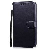 Кожаный чехол-книжка с бумажником для Samsung Galaxy A7 A9 A6 A8 J4 J6 Plus 2018 J2 A01 Core J3 J5 J7 A5 2016 2017 A81 A91 A90, задняя крышка