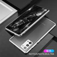 Новое поступление двухцветный Алюминиевый металлический бампер для Samsung Galaxy Note20 Note 20 Ультра чехол для объектива камеры + защитная рамка