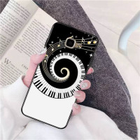 Чехол Yinuoda для телефона с черно-белыми музыкальными фортепиано клавишами для заметок для Samsung A51 01 50 71 21S 70 31 40 30 10 20 S E 11 91 A7 A8 2018