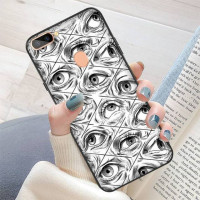 Чехол для телефона с узором в виде страшных глаз для Redmi 8, 9, 9A, для Samsung J5, J6, Note9, для Huawei NOVA3E, Mate20lite, чехол