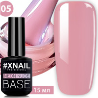 База для гель лака Xnail Professional цветная камуфлирующая NEON NUDE BASE