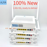 100% Совершенно новый F673AV9a F673AV9 4GE 2,4G & 5G двухдиапазонный WIFI GPON оптоволоконный ONU FTTH английская прошивка ONT AC